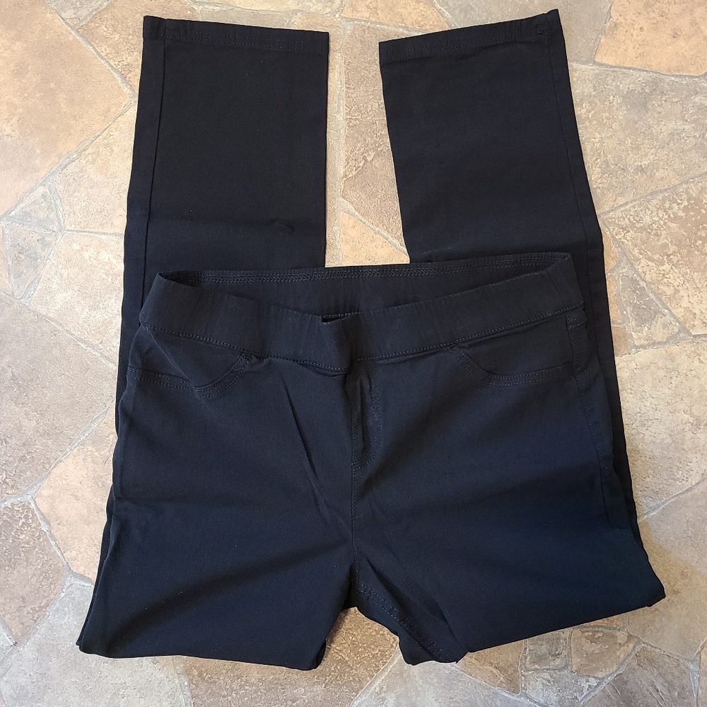 Black Pull On Pants